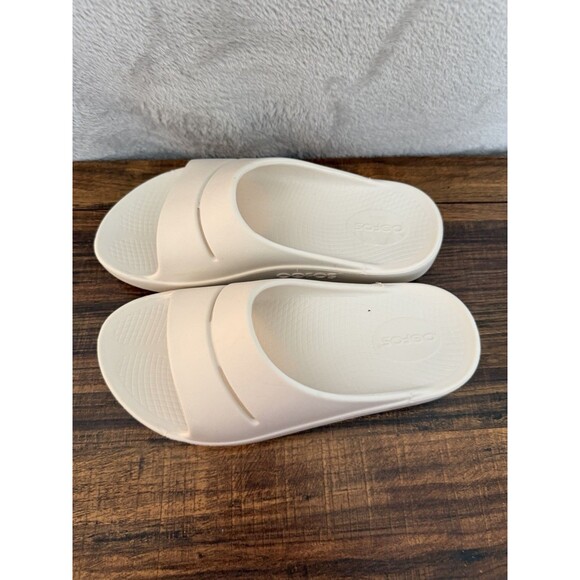 OOFOS OOahh Recovery Slides Comfort Sandals Slip On Mens Sz 5 Womens Sz 7 - Picture 3 of 8